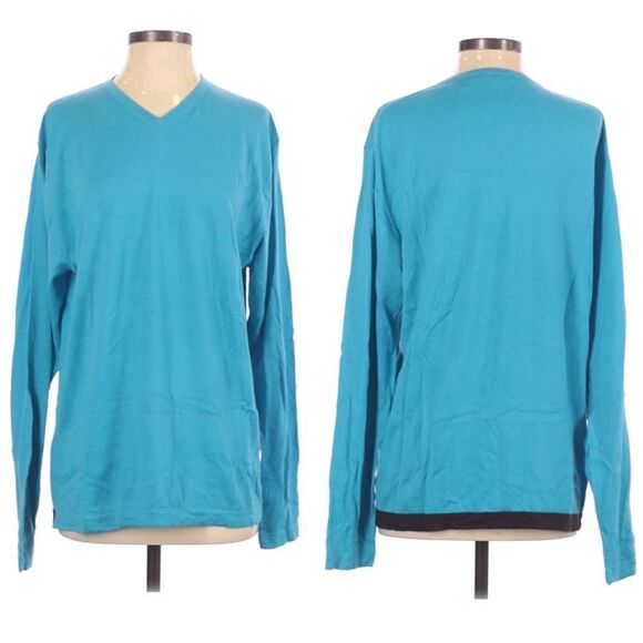KUHLMAN 100% Cashmere V-Neck Sweater XL - Picture 1 of 6